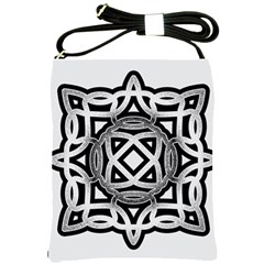 Celtic Draw Drawing Hand Draw Shoulder Sling Bags by Nexatart