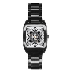 Celtic Draw Drawing Hand Draw Stainless Steel Barrel Watch by Nexatart