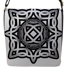 Celtic Draw Drawing Hand Draw Flap Messenger Bag (s) by Nexatart