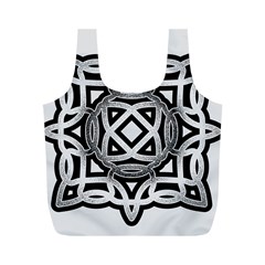 Celtic Draw Drawing Hand Draw Full Print Recycle Bags (m)  by Nexatart