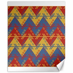 Aztec Traditional Ethnic Pattern Canvas 16  X 20   by Nexatart