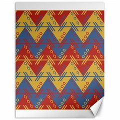 Aztec Traditional Ethnic Pattern Canvas 18  X 24   by Nexatart