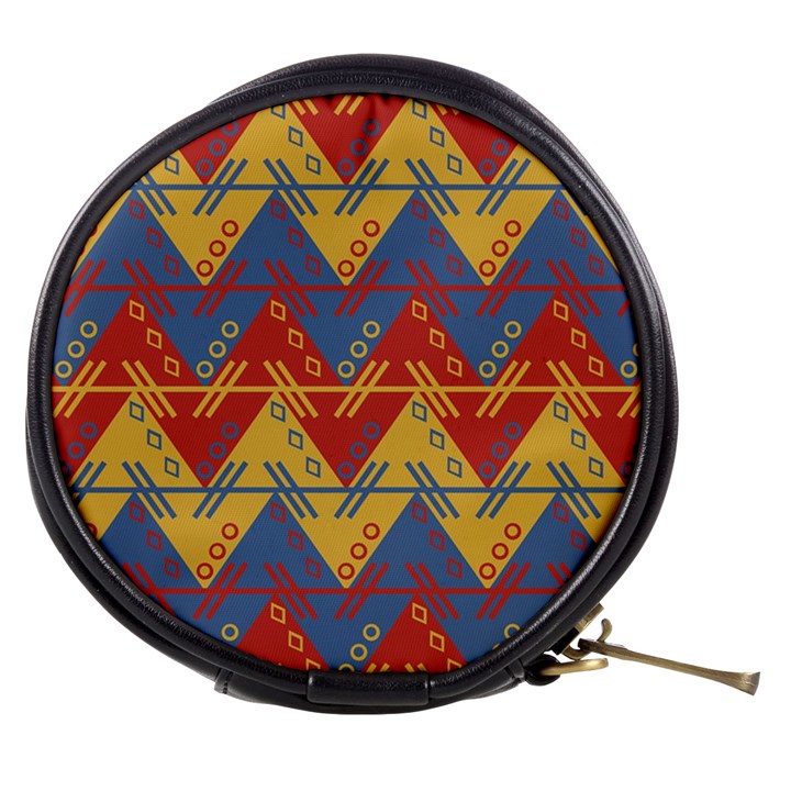 Aztec traditional ethnic pattern Mini Makeup Bags