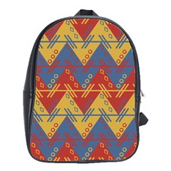 Aztec Traditional Ethnic Pattern School Bags(large) 