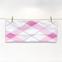 Tablecloth Stripes Diamonds Pink Cosmetic Storage Cases by Nexatart