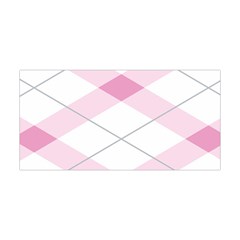 Tablecloth Stripes Diamonds Pink Yoga Headband