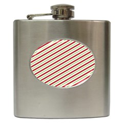 Stripes Striped Design Pattern Hip Flask (6 oz)