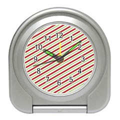 Stripes Striped Design Pattern Travel Alarm Clocks