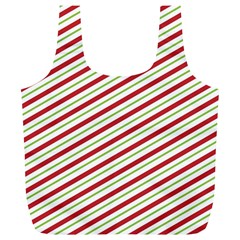 Stripes Striped Design Pattern Full Print Recycle Bags (L) 