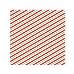 Stripes Striped Design Pattern Small Satin Scarf (Square)