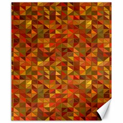 Gold Mosaic Background Pattern Canvas 20  X 24   by Nexatart