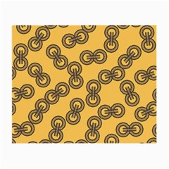 Abstract Shapes Links Design Small Glasses Cloth by Nexatart