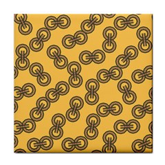 Abstract Shapes Links Design Face Towel by Nexatart