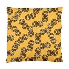 Abstract Shapes Links Design Standard Cushion Case (one Side) by Nexatart