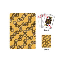 Abstract Shapes Links Design Playing Cards (mini)  by Nexatart