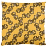 Abstract Shapes Links Design Standard Flano Cushion Case (One Side) Front