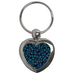 Background Abstract Textile Design Key Chains (heart)  by Nexatart