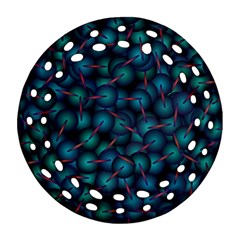 Background Abstract Textile Design Ornament (round Filigree) by Nexatart