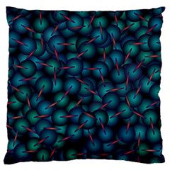 Background Abstract Textile Design Large Cushion Case (one Side) by Nexatart