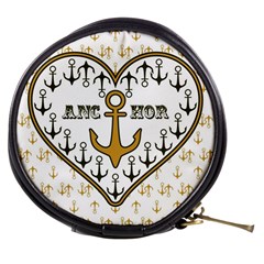 Anchor Heart Mini Makeup Bags by Nexatart