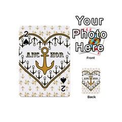 Anchor Heart Playing Cards 54 (mini)  by Nexatart