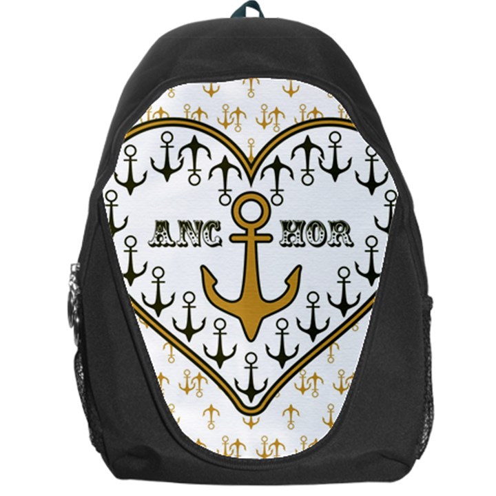 Anchor Heart Backpack Bag