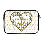 Anchor Heart Apple MacBook Pro 17  Zipper Case Front