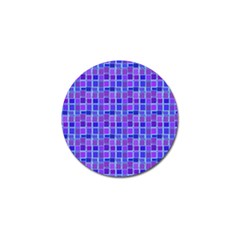 Background Mosaic Purple Blue Golf Ball Marker (4 Pack) by Nexatart