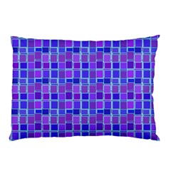 Background Mosaic Purple Blue Pillow Case by Nexatart