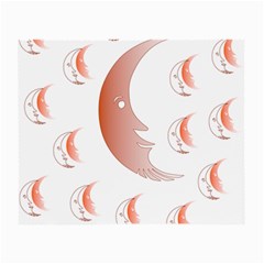 Moon Moonface Pattern Outlines Small Glasses Cloth by Nexatart