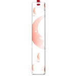 Moon Moonface Pattern Outlines Large Book Marks Front