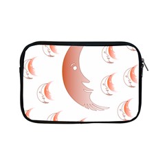 Moon Moonface Pattern Outlines Apple Ipad Mini Zipper Cases by Nexatart