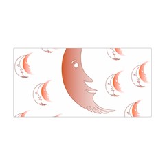 Moon Moonface Pattern Outlines Yoga Headband