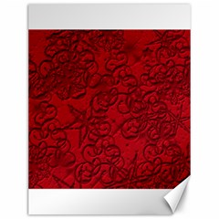 Christmas Background Red Star Canvas 12  X 16   by Nexatart