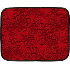 Christmas Background Red Star Fleece Blanket (mini) by Nexatart