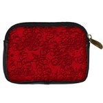 Christmas Background Red Star Digital Camera Cases Back