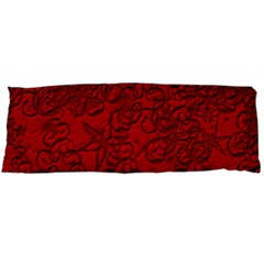 Christmas Background Red Star Body Pillow Case (dakimakura) by Nexatart