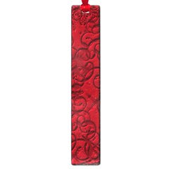 Christmas Background Red Star Large Book Marks by Nexatart