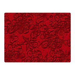 Christmas Background Red Star Double Sided Flano Blanket (mini)  by Nexatart