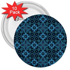 Abstract Pattern Design Texture 3  Buttons (10 Pack)  by Nexatart