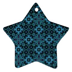 Abstract Pattern Design Texture Star Ornament (two Sides) by Nexatart