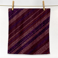 Stripes Course Texture Background Face Towel by Nexatart