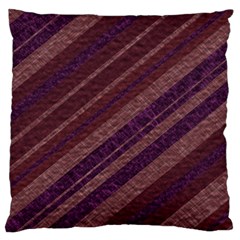 Stripes Course Texture Background Large Cushion Case (two Sides) by Nexatart