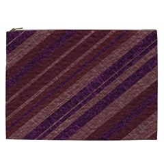 Stripes Course Texture Background Cosmetic Bag (xxl)  by Nexatart