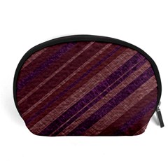 Stripes Course Texture Background Accessory Pouches (large)  by Nexatart