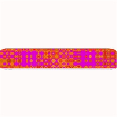 Pink Orange Bright Abstract Small Bar Mats