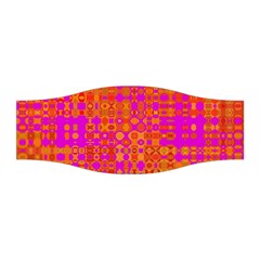 Pink Orange Bright Abstract Stretchable Headband