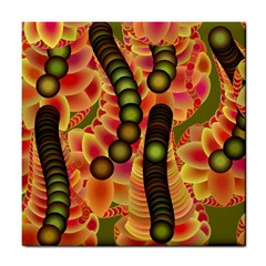 Abstract Background Digital Green Tile Coasters by Nexatart