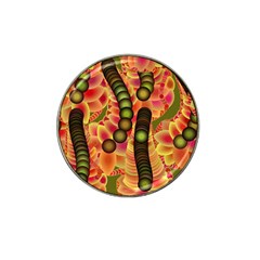 Abstract Background Digital Green Hat Clip Ball Marker