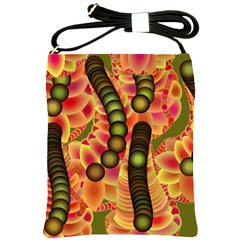 Abstract Background Digital Green Shoulder Sling Bags by Nexatart